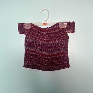 ❤️‍🔥3 / 30❤️‍🔥 Garage Off the Shoulder Crop Top